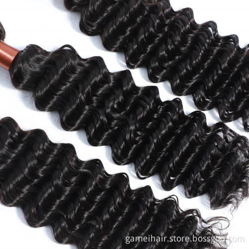 wholesale hair vendors 32 inch bundles mink deep wave malaysian hair bundle